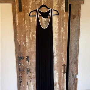Elegant Black Maxi Dress size M